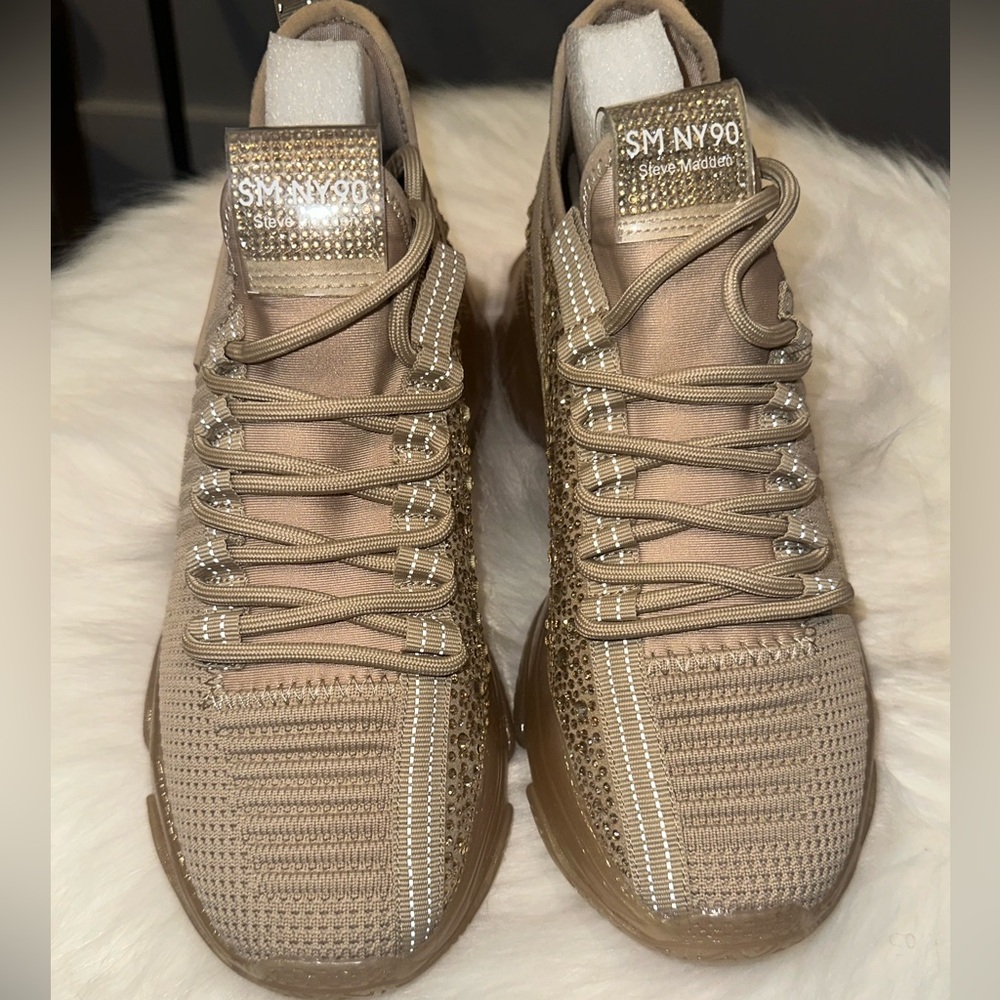 Steve Madden maxima rhinestone sneakers